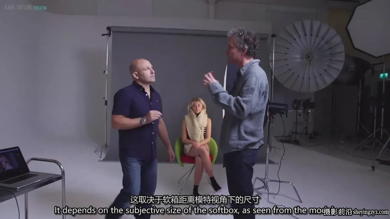 Karl Taylor 工作室柔和人像一盏灯布光教程-独家精翻中英字幕