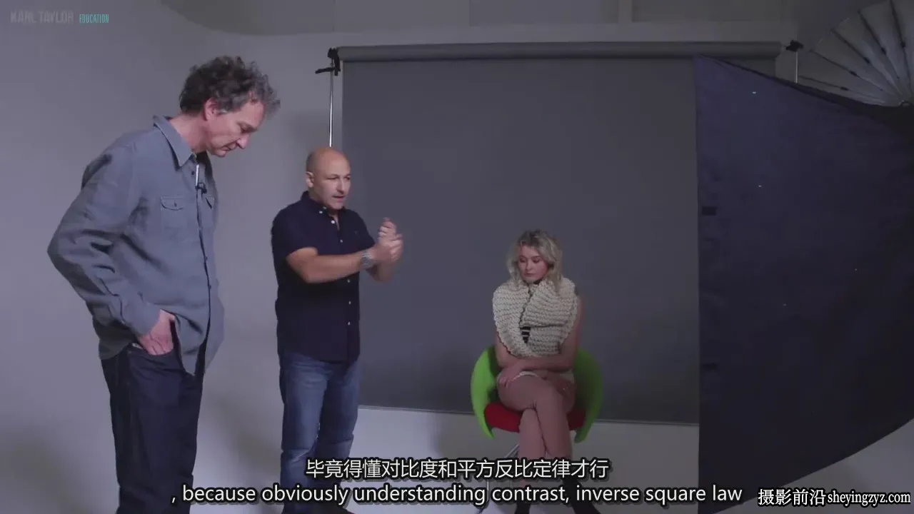 Karl Taylor 工作室柔和人像一盏灯布光教程-独家精翻中英字幕