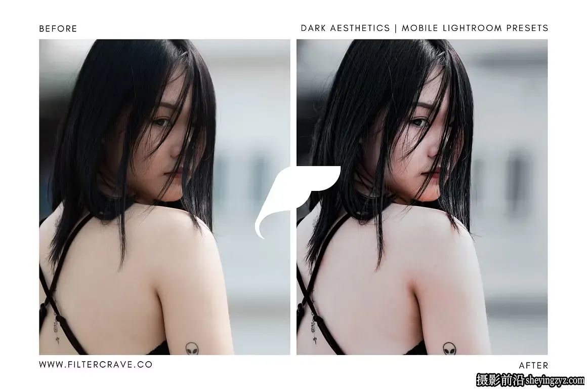 暗色调胶片美学Lightroom预设 Dark Aesthetic Mobile Presets
