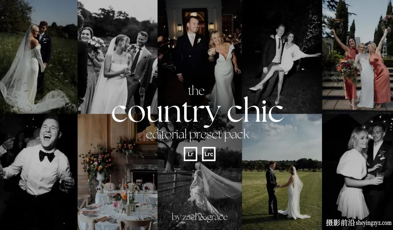 乡村婚礼预设更新 Zach and Grace - The Country Chic Preset Pack