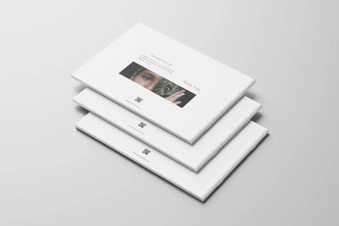 平面设计作品集排版布局设计可打印InDesign模板 第9卷