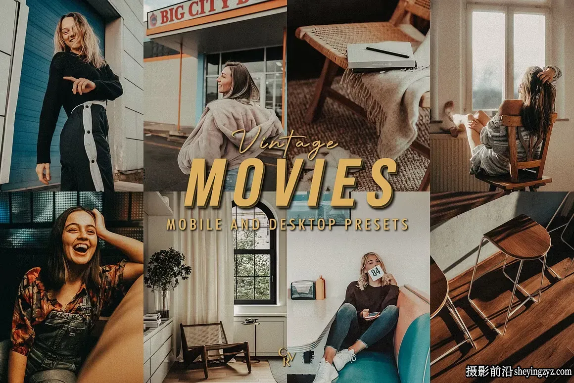 10种真实电影胶片调色Lightroom预设 Movies Lightroom Presets