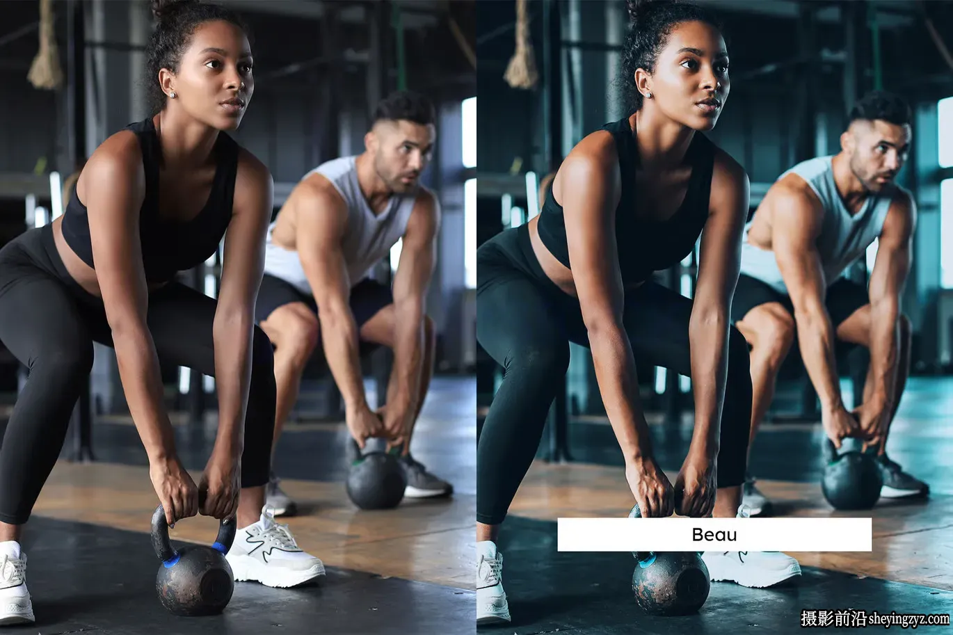 健身房健身人像LR预设+LUT预设Workout Lightroom Presets &amp; LUTs