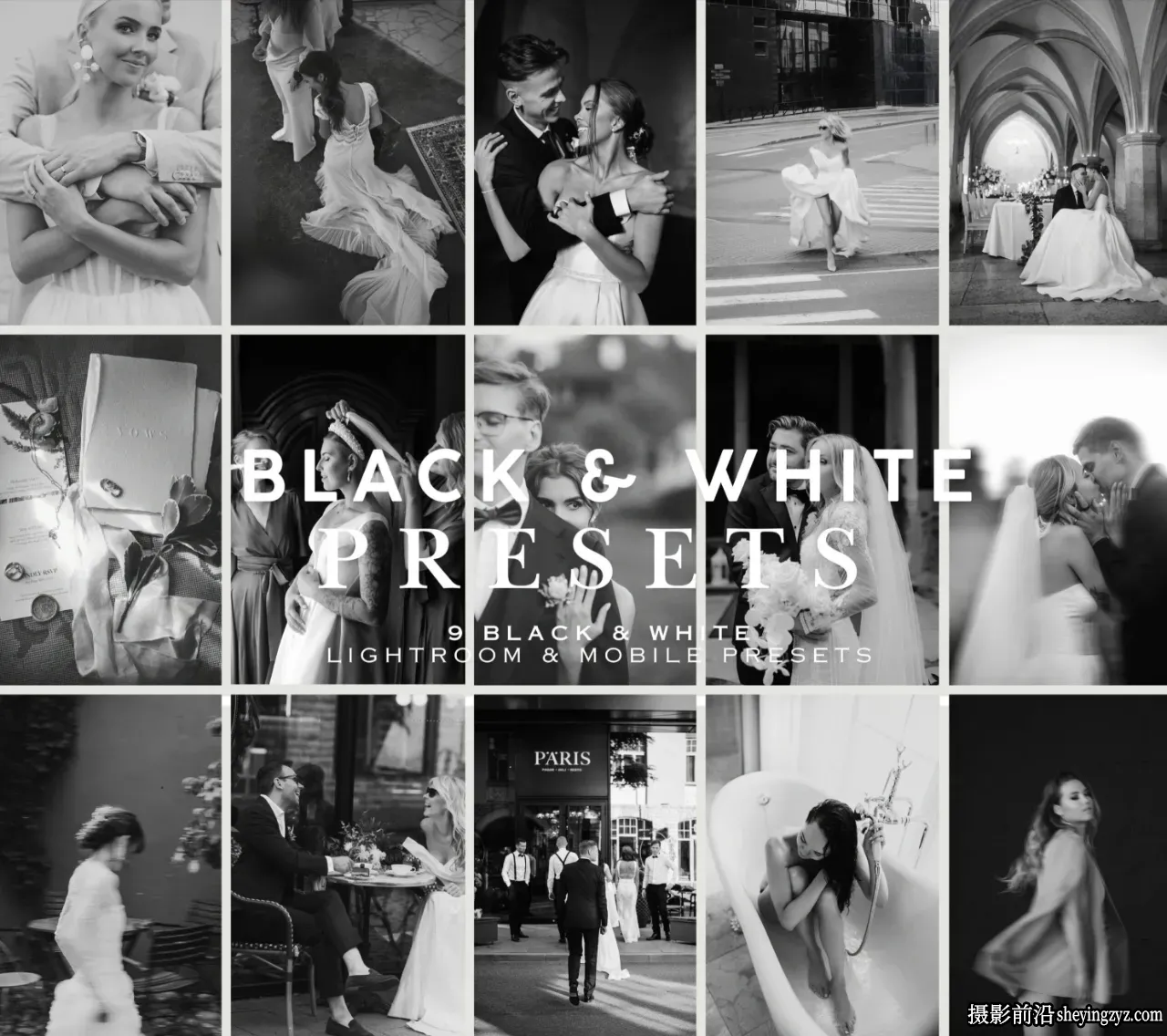 永恒优雅经典黑白胶片LR预设 Laura Strandberg - B&amp;W Presets