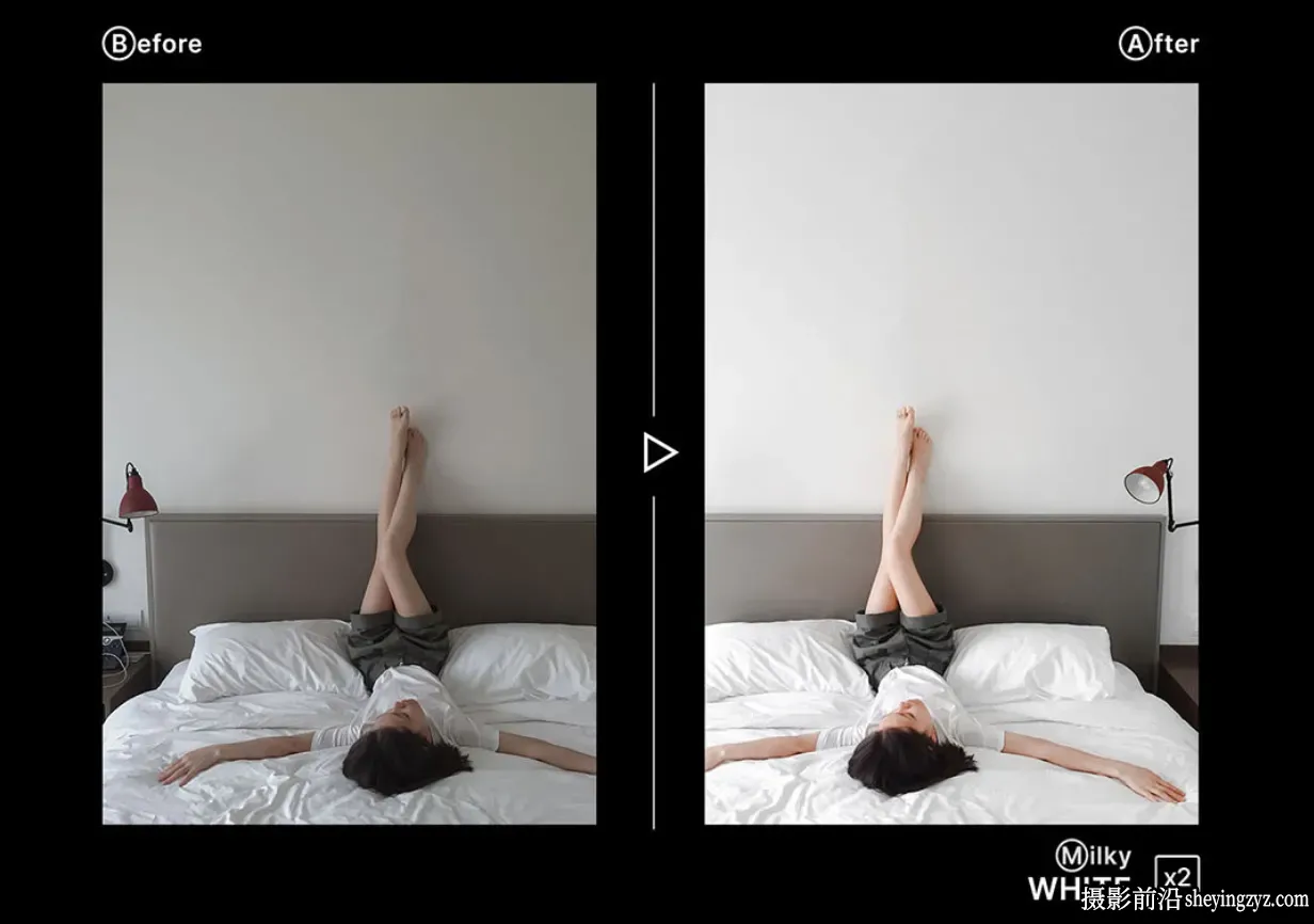 优雅奶油人像LR预设 Hydrozi - Milky White - Actions and Presets