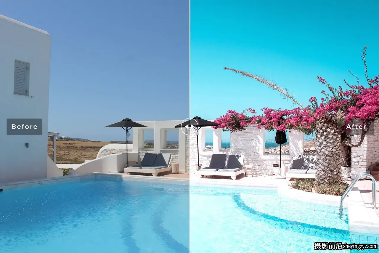 旅拍海滩自然光人像写真LR预设/手机滤镜 Paros Lightroom Presets