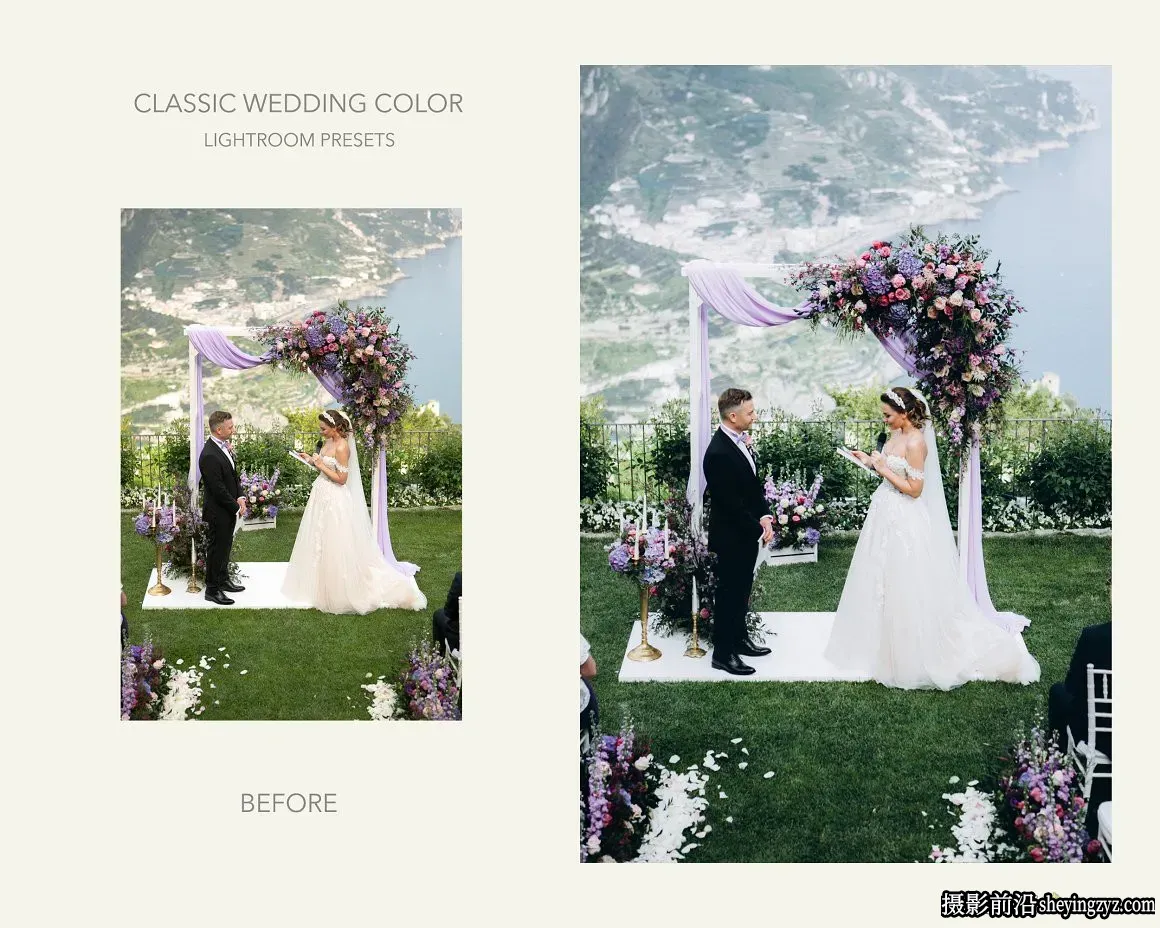 婚礼故事人像摄影调色Lightroom预设 Classsic Wedding Presets