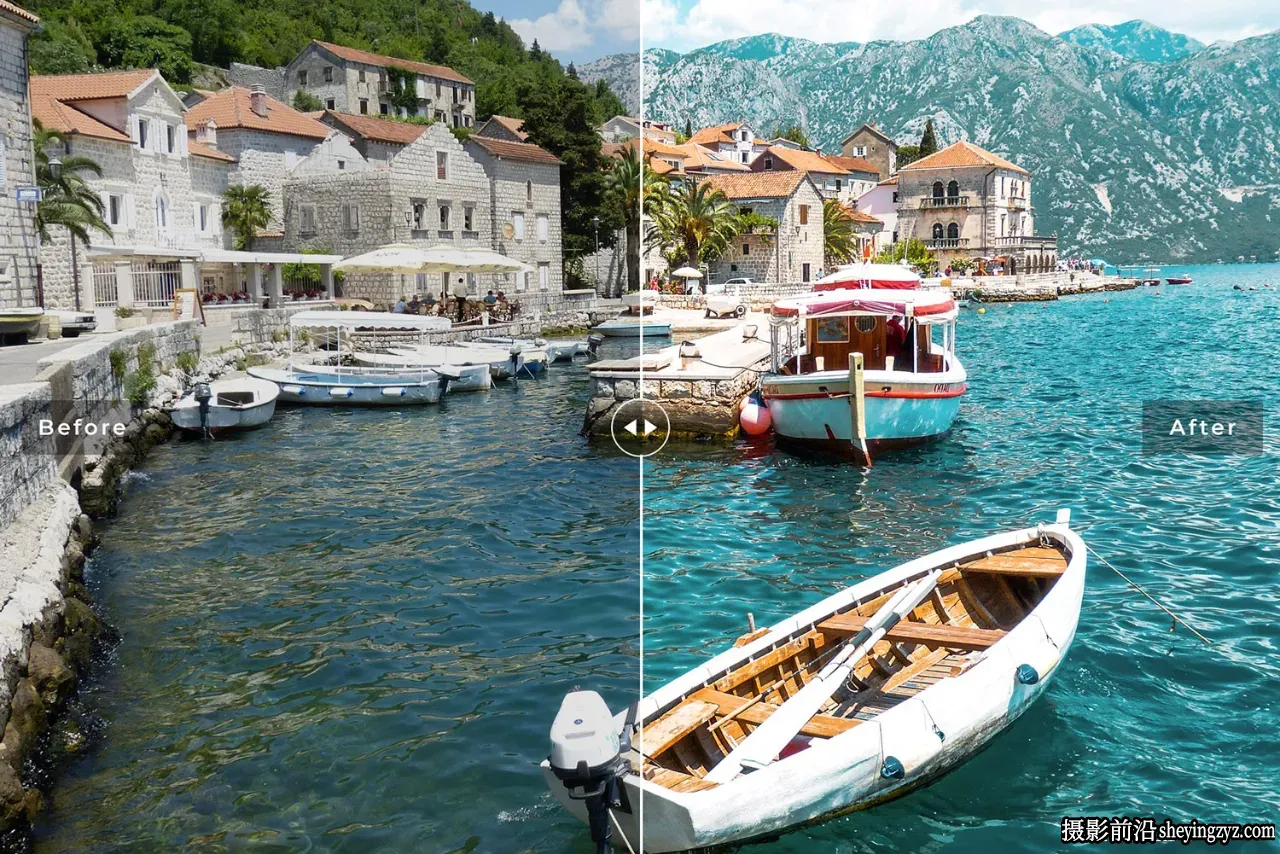 青橙橄榄绿旅拍胶片LR预设/手机滤镜 Montenegro Lightroom Presets