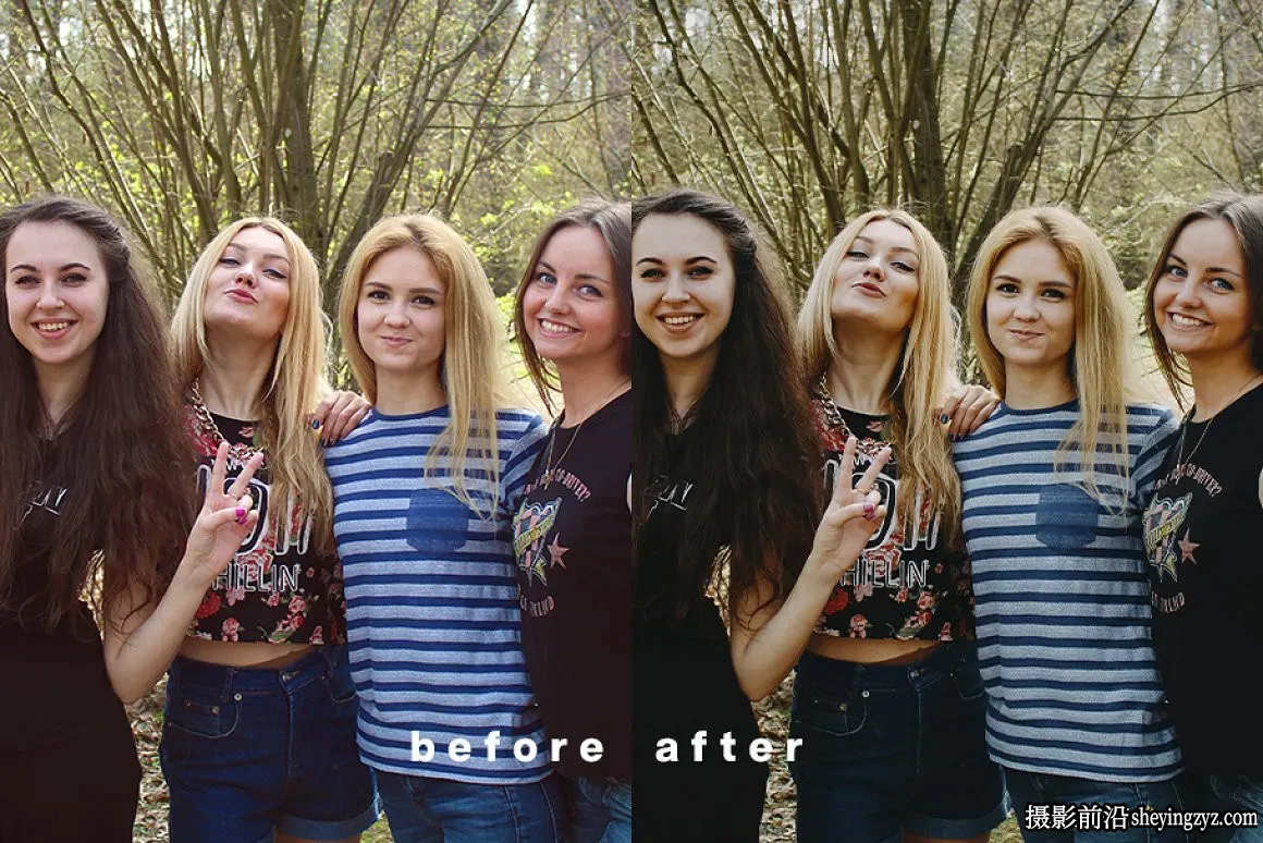 户外自然光胶片人像调色LR预设OUTDOOR NATURAL LIGHTROOM PRESETS