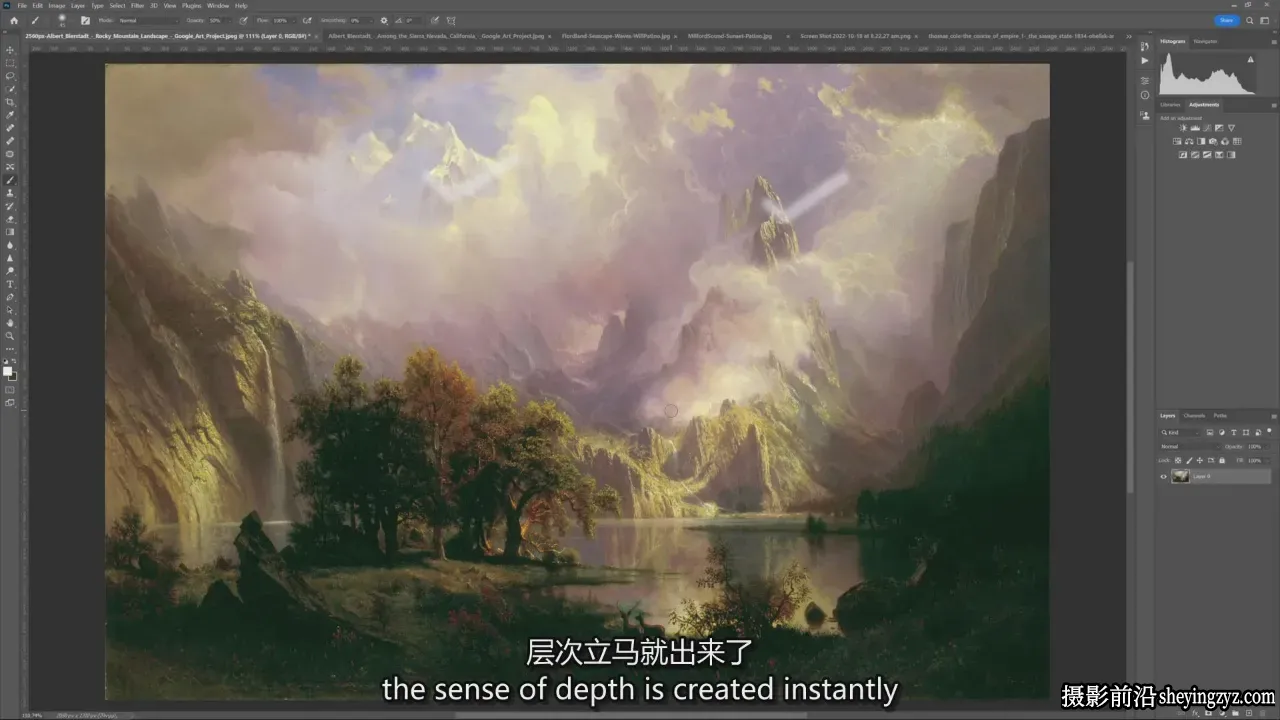 摄影师William Patino风景摄影后期修图大师班教程-独家精翻中英字幕
