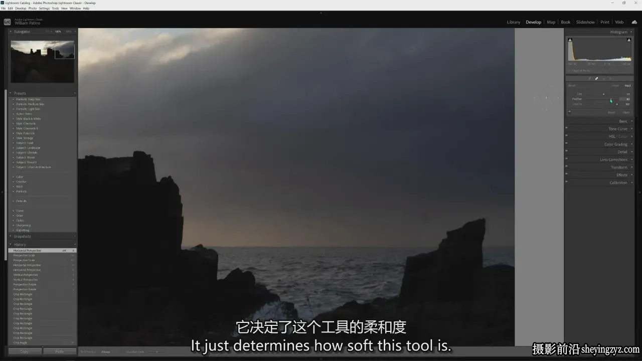 William Patino风光摄影后期Lightroom大师班教程-独家精翻中英字幕