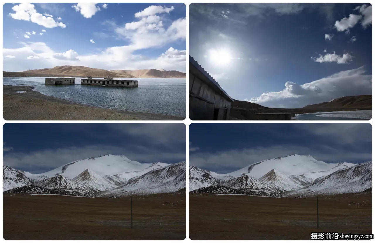 西藏旅拍雪山湖泊风光摄影佳能相机RAW格式原图练习素材40张