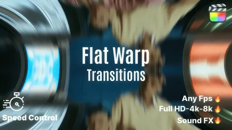 FCPX插件-20个专业的斜向动态风格过渡转场模板 VH-61460999