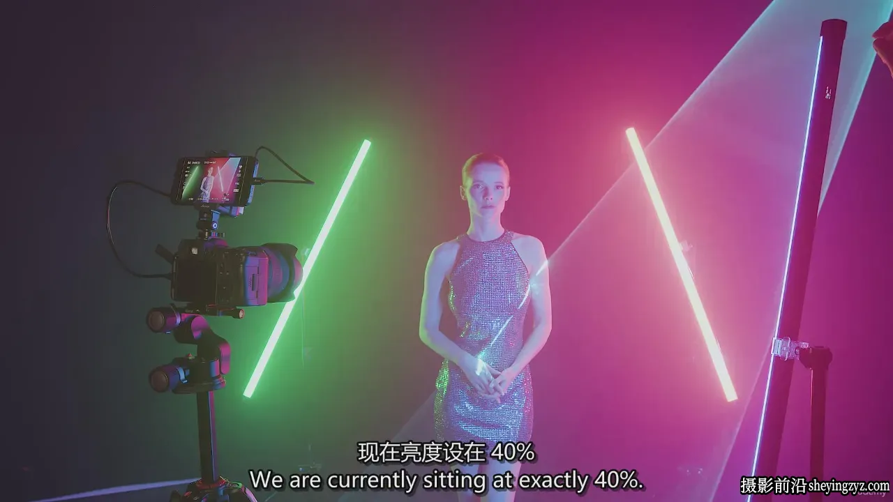 用RGB激光器拍摄惊艳创意人像摄影作品教程-独家精翻中英字幕