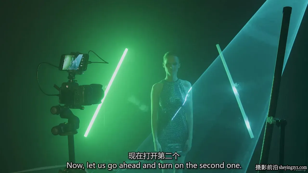用RGB激光器拍摄惊艳创意人像摄影作品教程-独家精翻中英字幕
