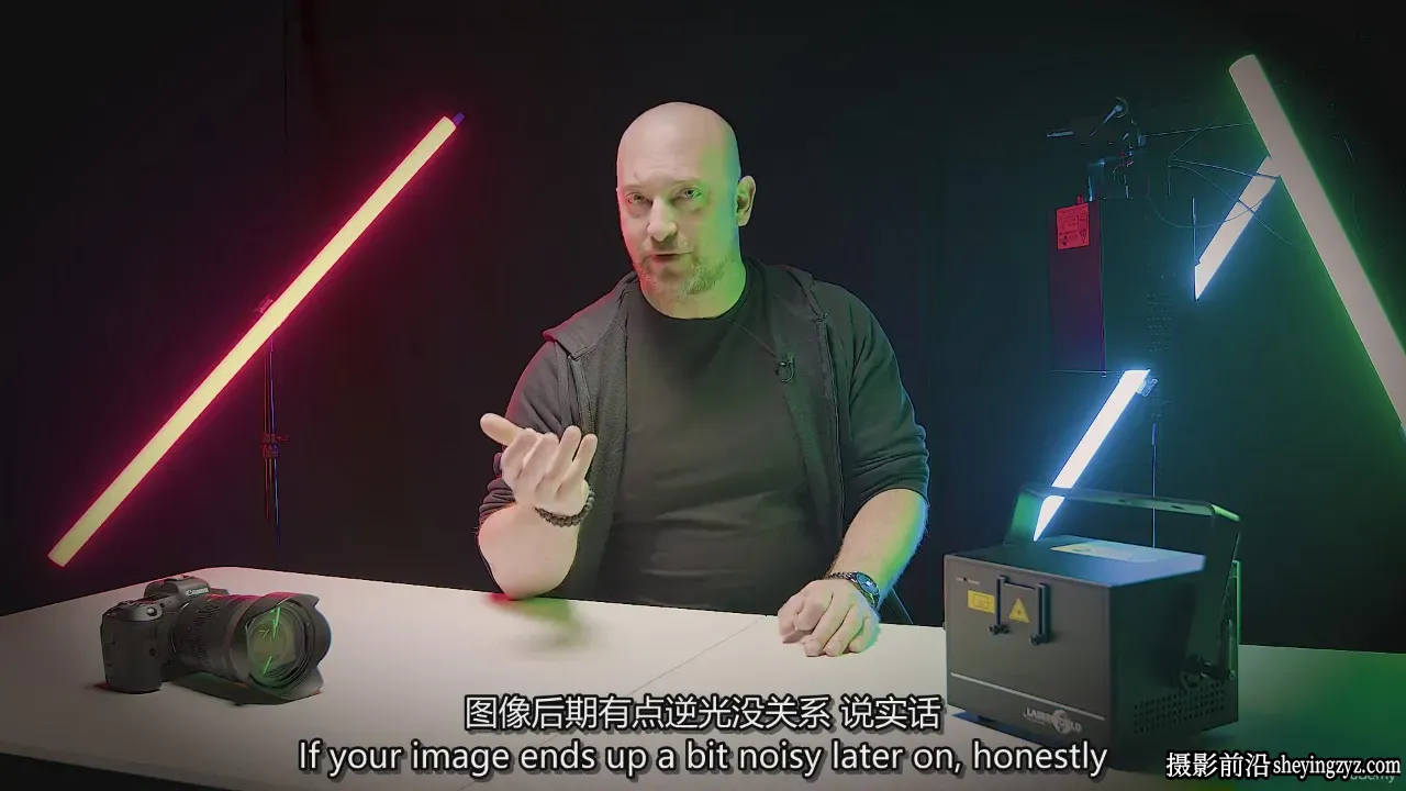用RGB激光器拍摄惊艳创意人像摄影作品教程-独家精翻中英字幕