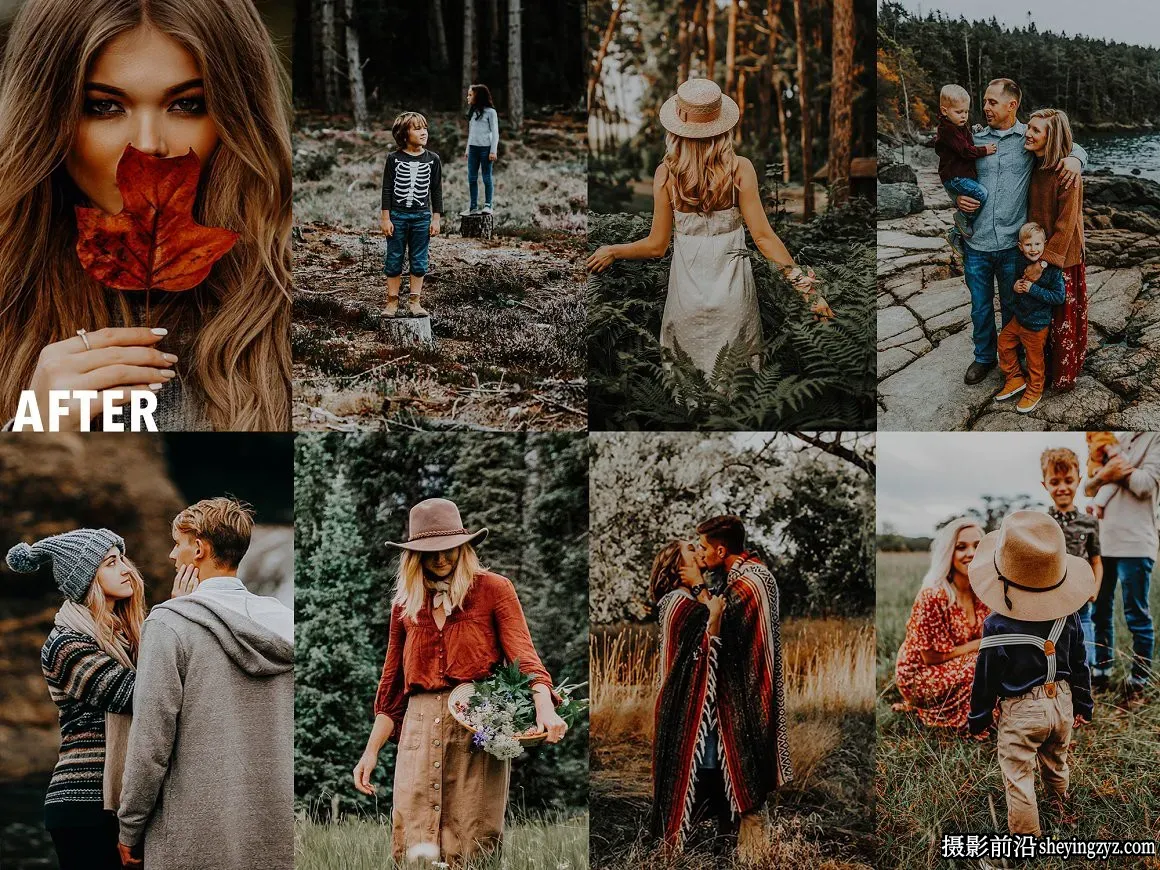 森系人像质感电影胶片LR预设 WOODS FOREST LIGHTROOM PRESETS