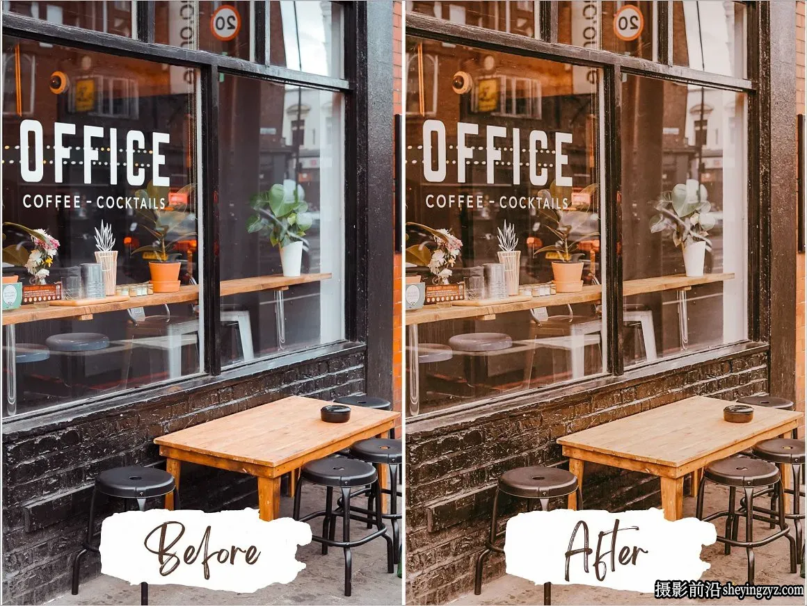 咖啡馆美食博客咖啡色调免费LR预设 Coffee Shop Lightroom Presets