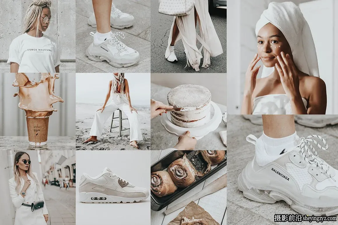 奶油中性灰人像调色滤镜LR预设CREAM LIGHTROOM PRESET FILTERS