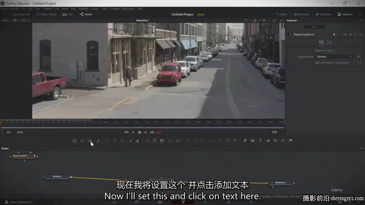 达芬奇DaVinci Resolve完整紧凑剪辑调色教程-独家精翻中英字幕