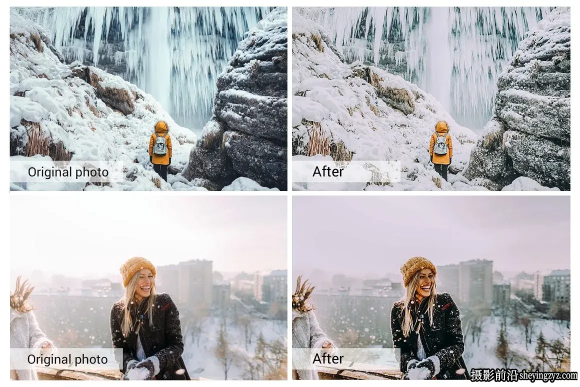 冬季旅拍人像调色Lightroom预设 Winter Holiday Lightroom Presets