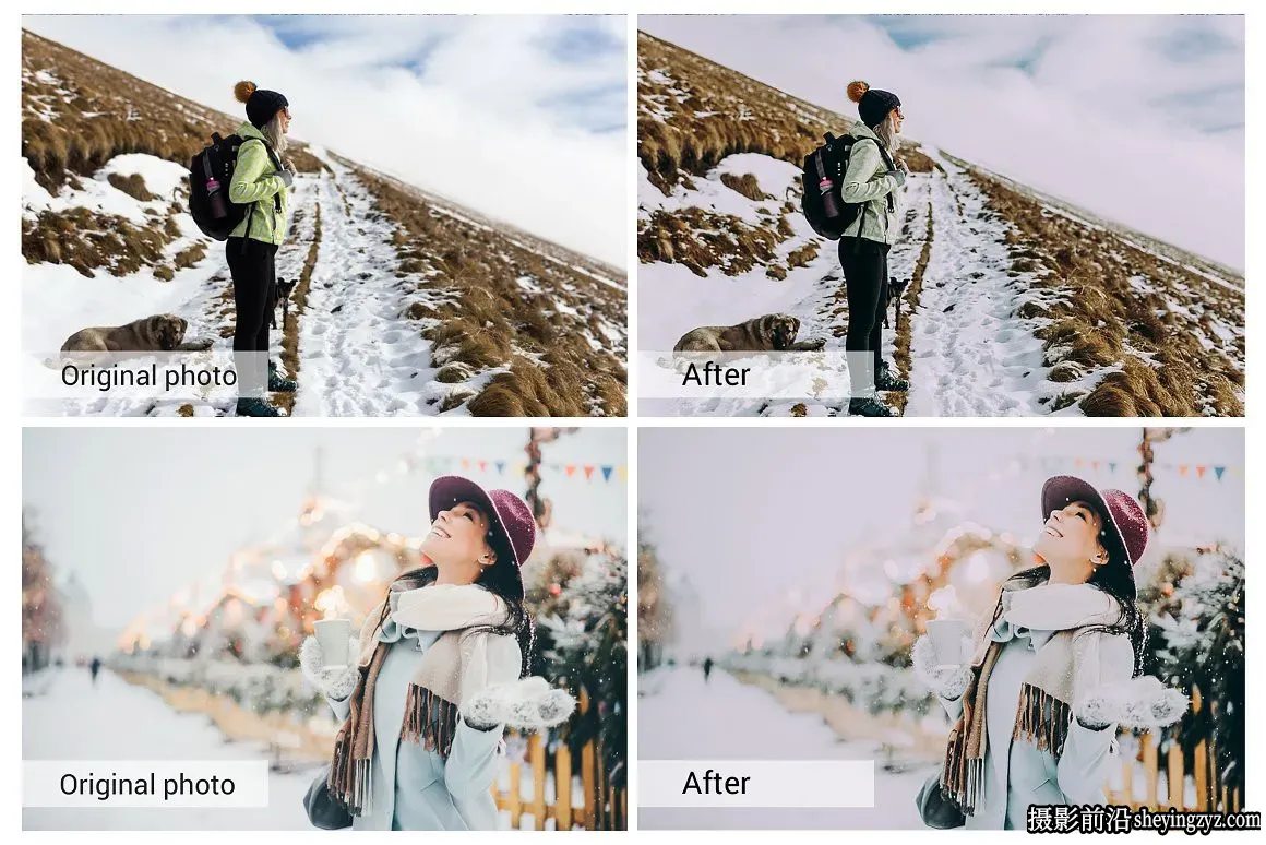 冬季旅拍人像调色Lightroom预设 Winter Holiday Lightroom Presets