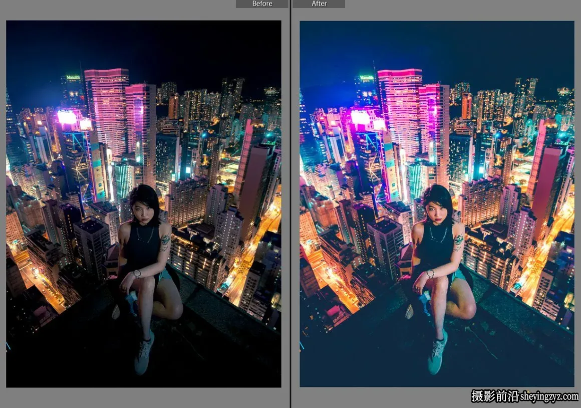 城市夜景街头摄影调色LR预设 Night Photography Lightroom Preset