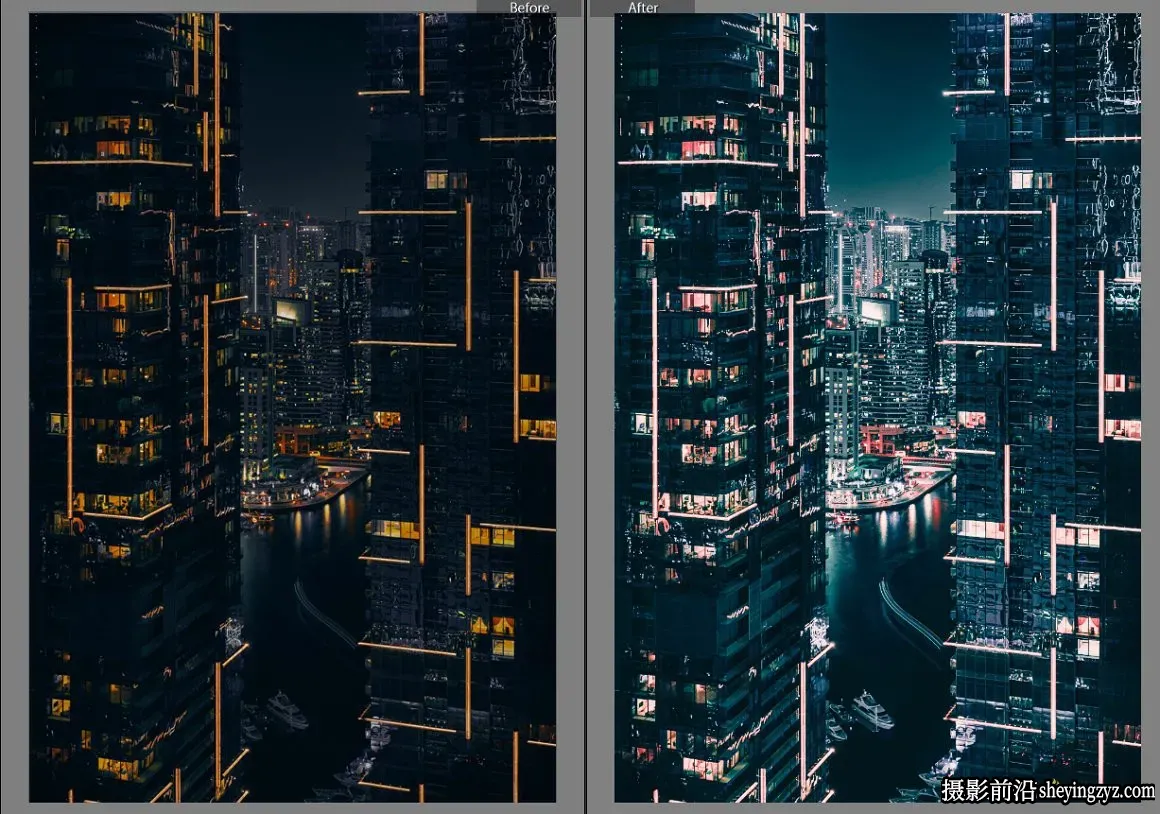 城市夜景街头摄影调色LR预设 Night Photography Lightroom Preset