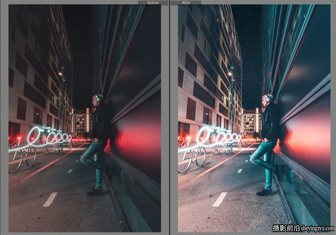 城市夜景街头摄影调色LR预设 Night Photography Lightroom Preset