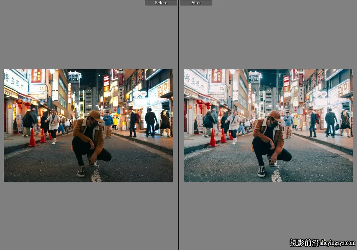 城市夜景街头摄影调色LR预设 Night Photography Lightroom Preset