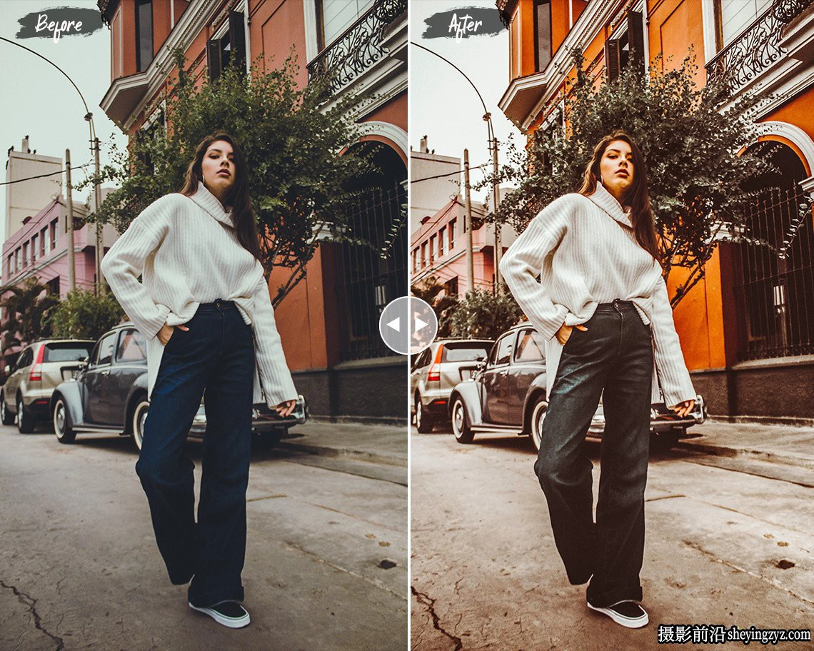 旅拍网红人像滤镜LR预设/手机滤镜 Amber Tan Lightroom Presets