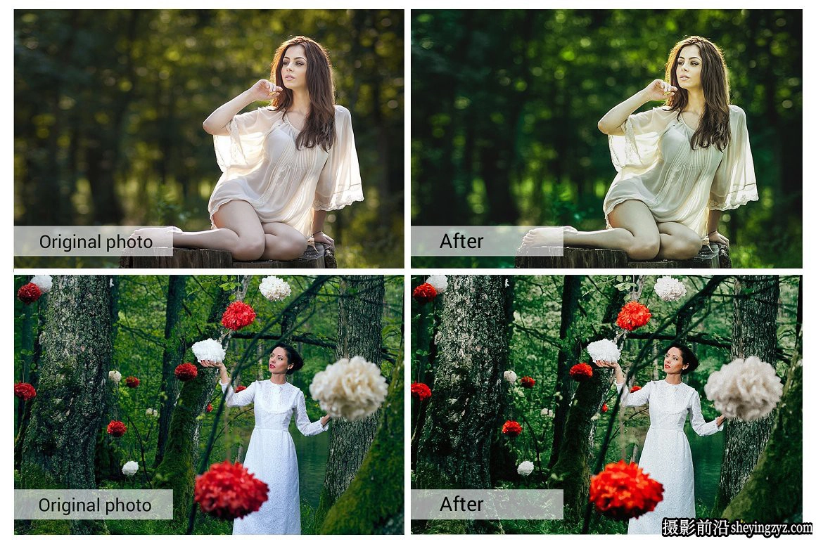旅拍丛林森系情绪人像Lr预设/手机滤镜 Fantasy Jungle Presets