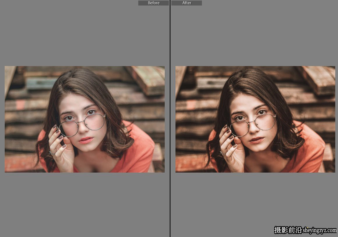 棕色复古胶片情绪人像LR预设/手机滤镜 Lightroom Brown Presets