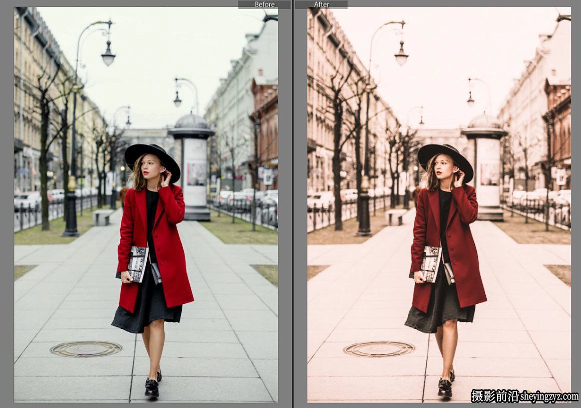 棕色复古胶片情绪人像LR预设/手机滤镜 Lightroom Brown Presets