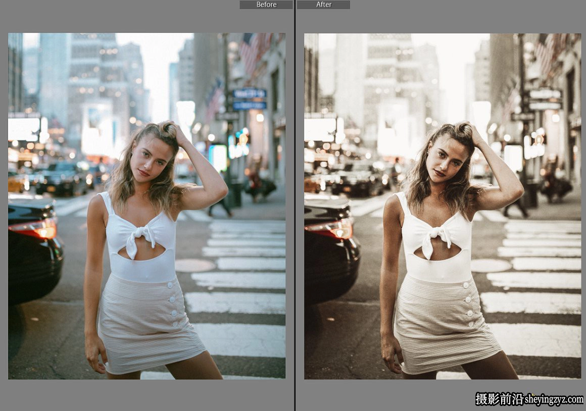 棕色复古胶片情绪人像LR预设/手机滤镜 Lightroom Brown Presets