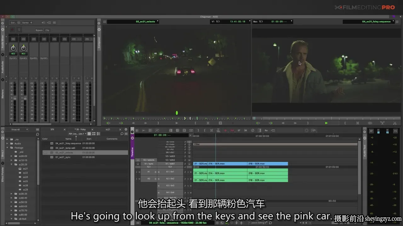 Film Editing Pro一部完整故事片剪辑的艺术教程-独家精翻中英字幕