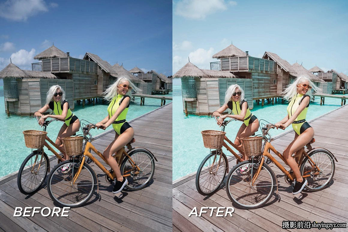 马尔代夫旅拍人像写真LR预设/手机滤镜 Maldives Lightroom Presets