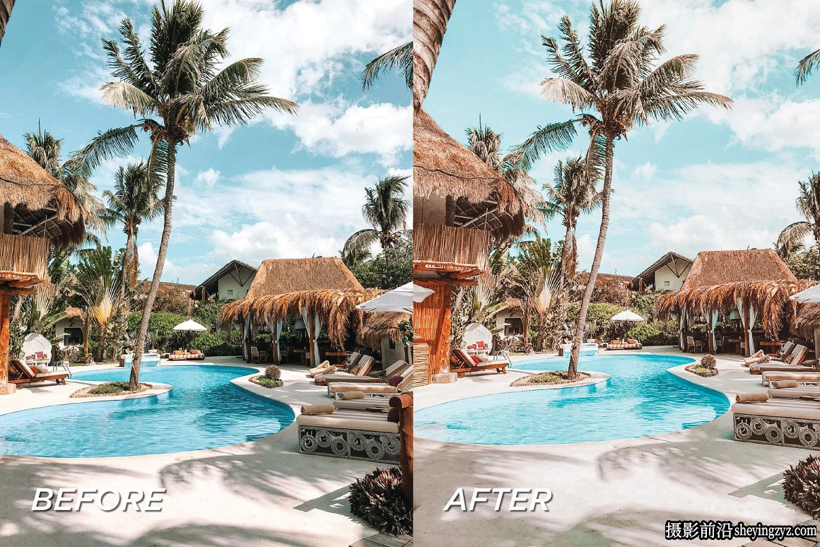 马尔代夫旅拍人像写真LR预设/手机滤镜 Maldives Lightroom Presets