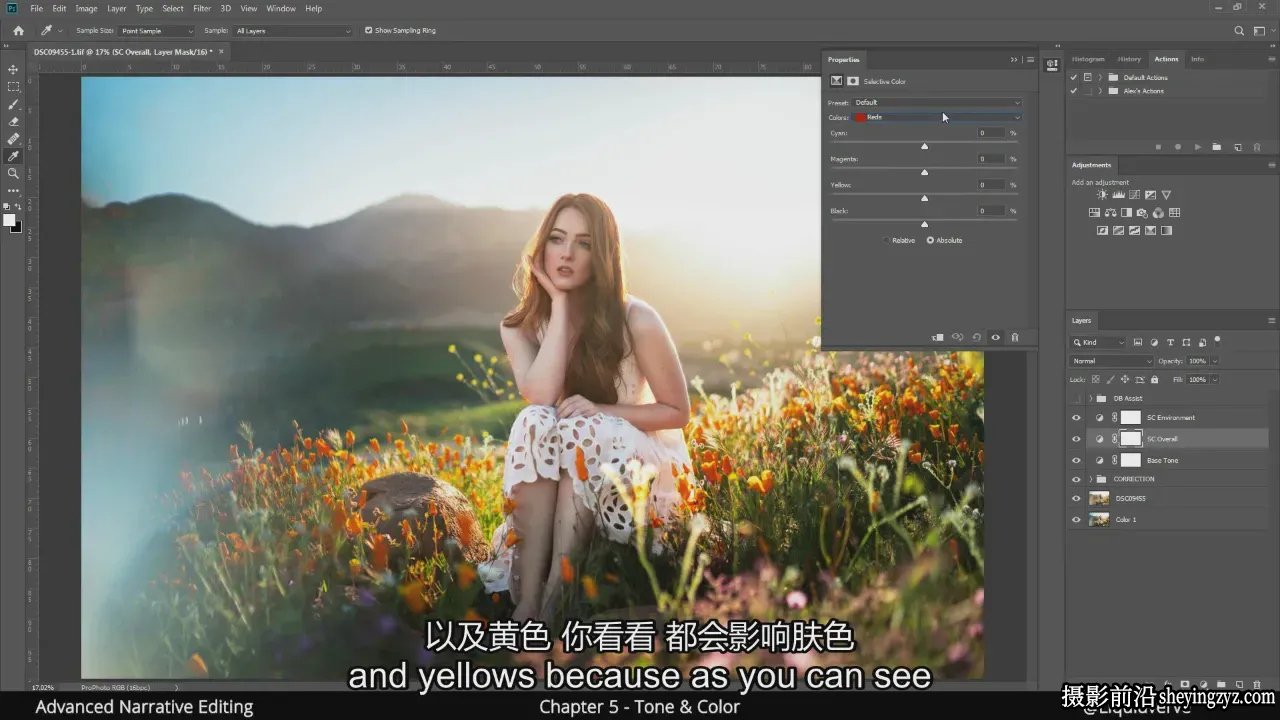 Liquidverve 情绪人像后期编辑调色PS教程 2.0-独家精翻中英字幕