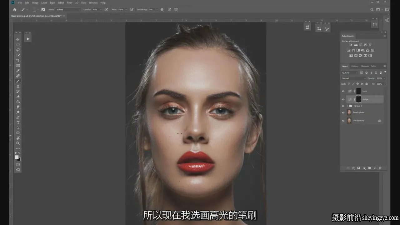 RETOUCH TATA -高端美妆人像精修润饰完整修图教程-独家精翻中文字幕