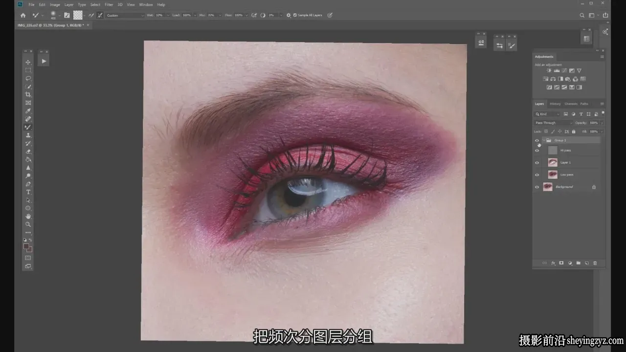 RETOUCH TATA -高端美妆人像精修润饰完整修图教程-独家精翻中文字幕