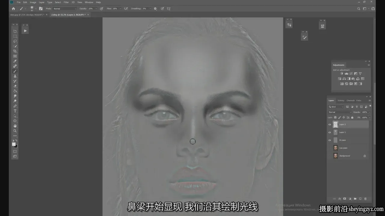 RETOUCH TATA -高端美妆人像精修润饰完整修图教程-独家精翻中文字幕