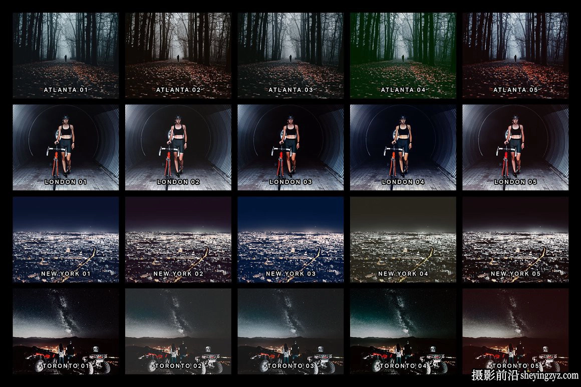城市街拍胶片人像LR预设/LUT预设 Black Lightroom Presets and LUTs