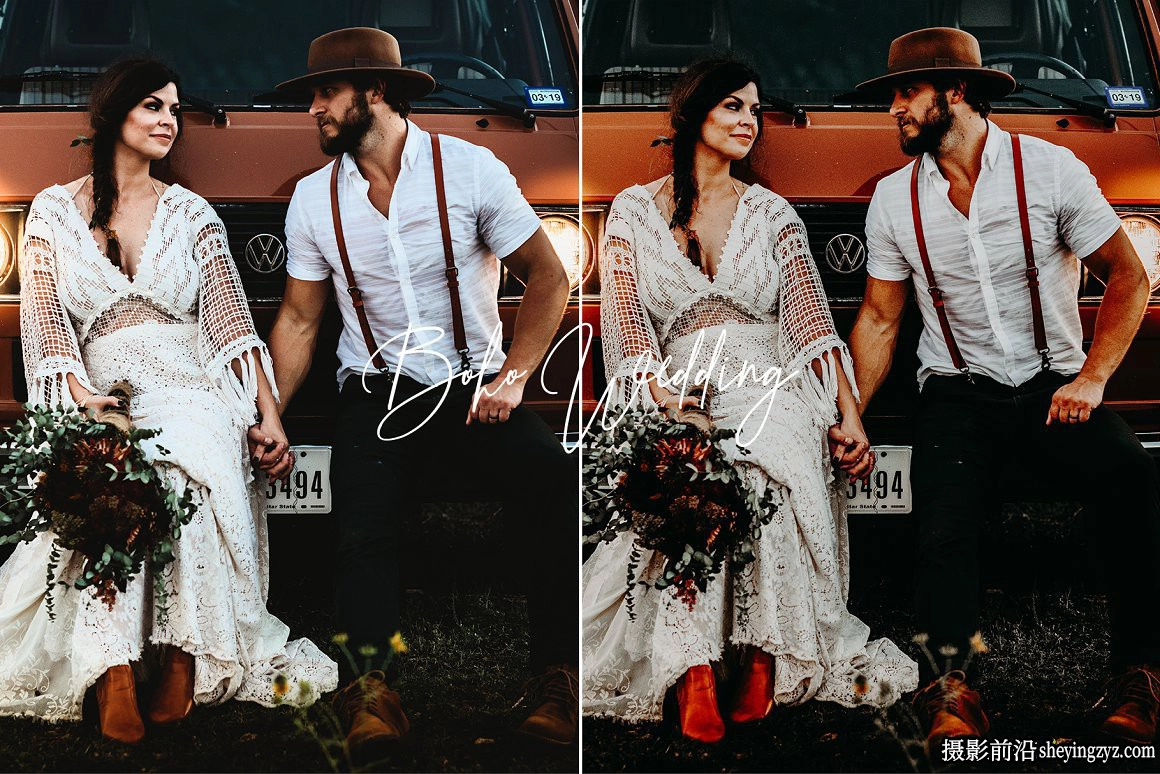 波西米亚风婚礼人像Lightroom预设 Boho Wedding Lightroom Presets