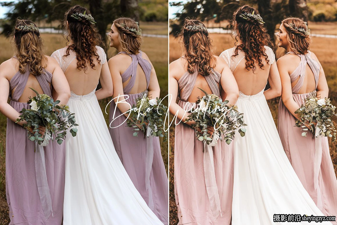 波西米亚风婚礼人像Lightroom预设 Boho Wedding Lightroom Presets