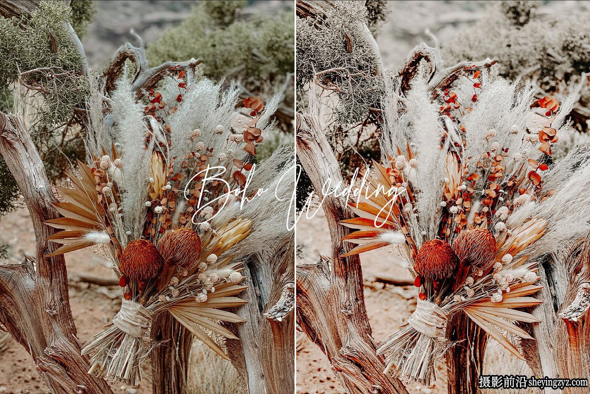 波西米亚风婚礼人像Lightroom预设 Boho Wedding Lightroom Presets