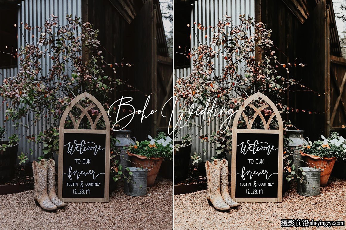 波西米亚风婚礼人像Lightroom预设 Boho Wedding Lightroom Presets
