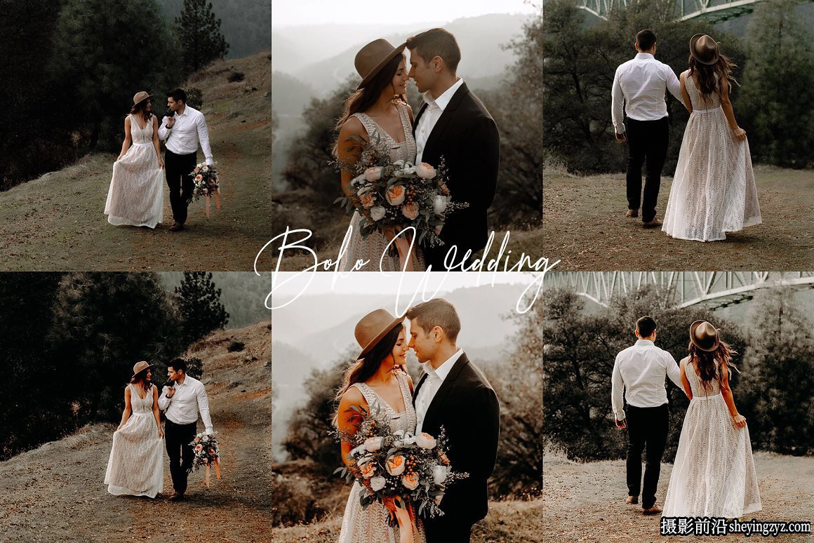 波西米亚风婚礼人像Lightroom预设 Boho Wedding Lightroom Presets