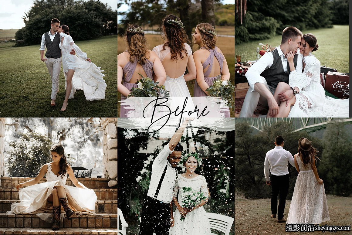 波西米亚风婚礼人像Lightroom预设 Boho Wedding Lightroom Presets