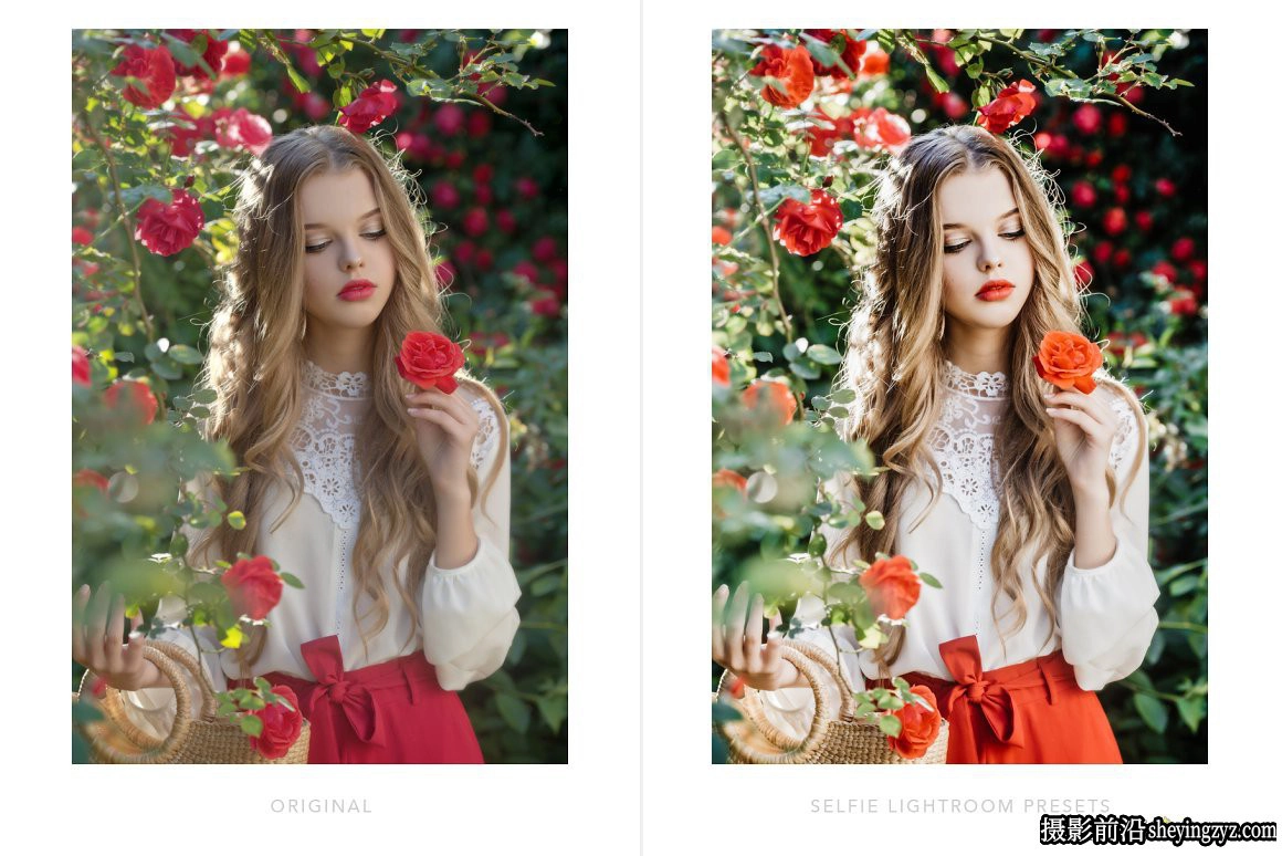 时尚通透网红自拍人像手机LR预设Selfie Mobile Lightroom Presets